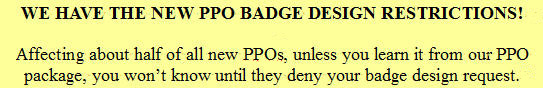 badge design approval for PPOs